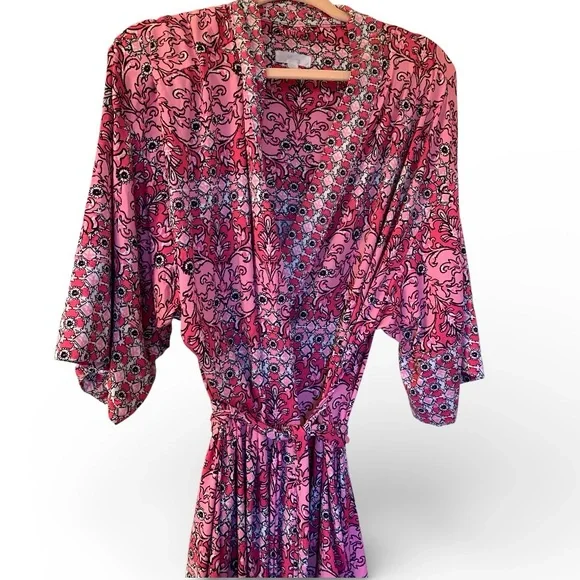 Secret Treasures Women's Pink Knit Robe Size Large (12-14) - Picture 3 of 8